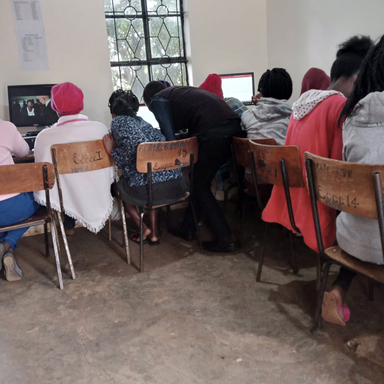 Students learning in our modern classroom